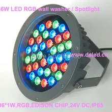 DMX compitable, высокая мощность 36 Вт светодиодный RGB настенный светильник, RGB светодиодный светильник, Светодиодный точечный светильник, 24 В постоянного тока, постоянное напряжение, IP65, DS-TN-13-36W
