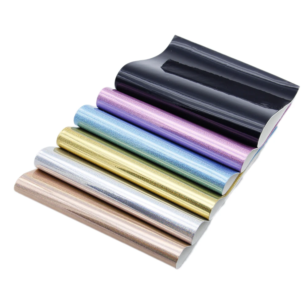 

David accessories 6Pieces/set 20*34cm Sold Smooth/Bump Synthetic Leather Patchwork Hair Bow Handbag Phone Case DIY,1Yc6198