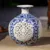 Antique Jingdezhen Ceramic Vase Chinese Pierced Vase Wedding Gifts Home Handicraft Furnishing Articles 7