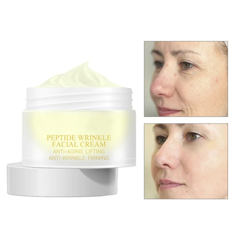 

Peptide Anti Wrinkle Facial Cream Anti Aging Skin Whitening Lifting Firming Acne Treatment Hyaluronic Acid Snail Cream S2G3