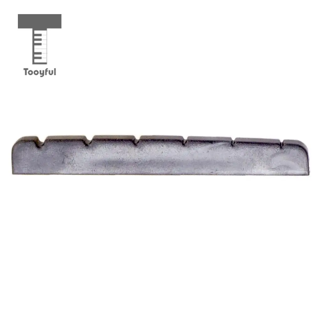 2pcs 6 String Electric Guitar Nut Slotted for Stratocaster Strat Telecaster Tele Guitar Replacement