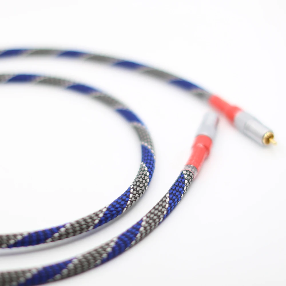 8N OFC ортофон Hifi коаксиальный кабель Высокое качество DAC 75ohm hifi Цифровой RCA