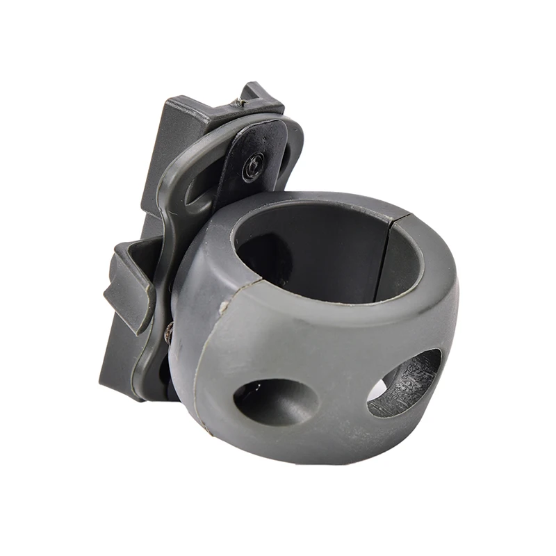 Mud color Diameter 25mm ABS Flashlight Clamp Holder Mount for Universal