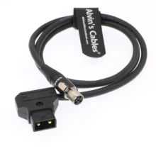 Alvin jest kable 12V telewizor kabel zasilający monitora Mini XLR 4 Pin kobiet do D Tap do aparatów fotograficznych Monitor