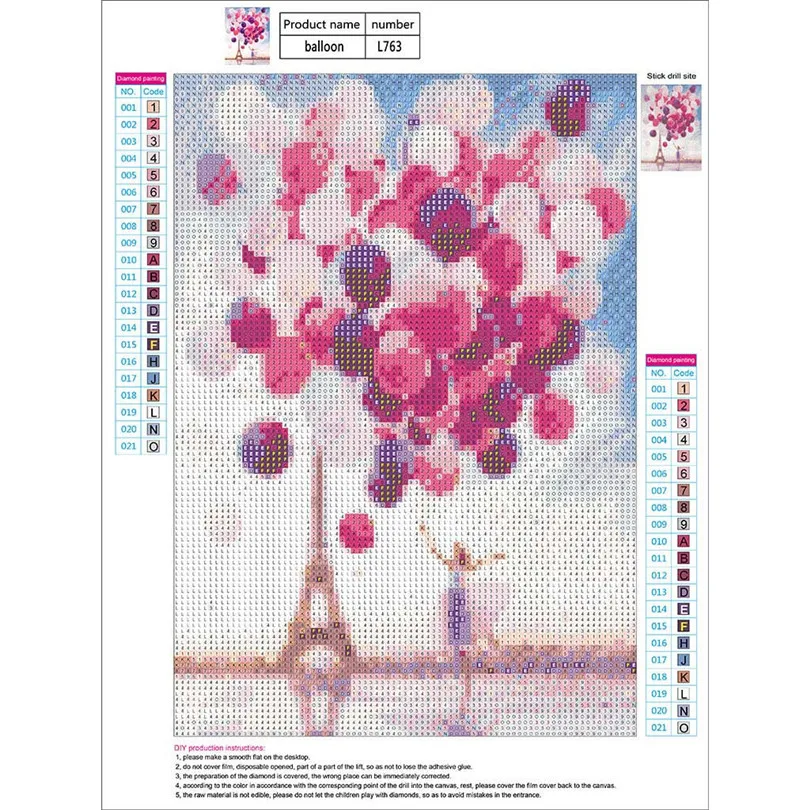 Diy diamond embroidery bright flower 5D diamond painting modern flower cross stitch rhinestone painting 2019 new #3M18 (1)
