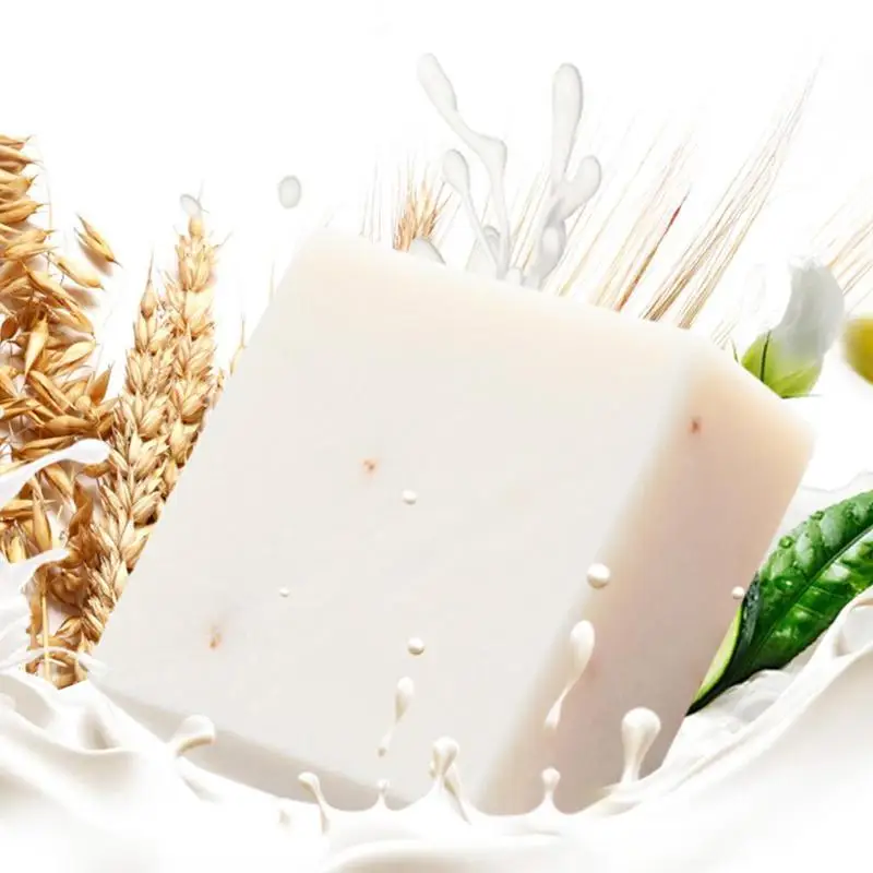 1 шт. тайский рисовое Молочное мыло коллагена для осветления кожи ручной работы мыло-контроль за жирной кожей Отбеливающее увлажняющее мыло