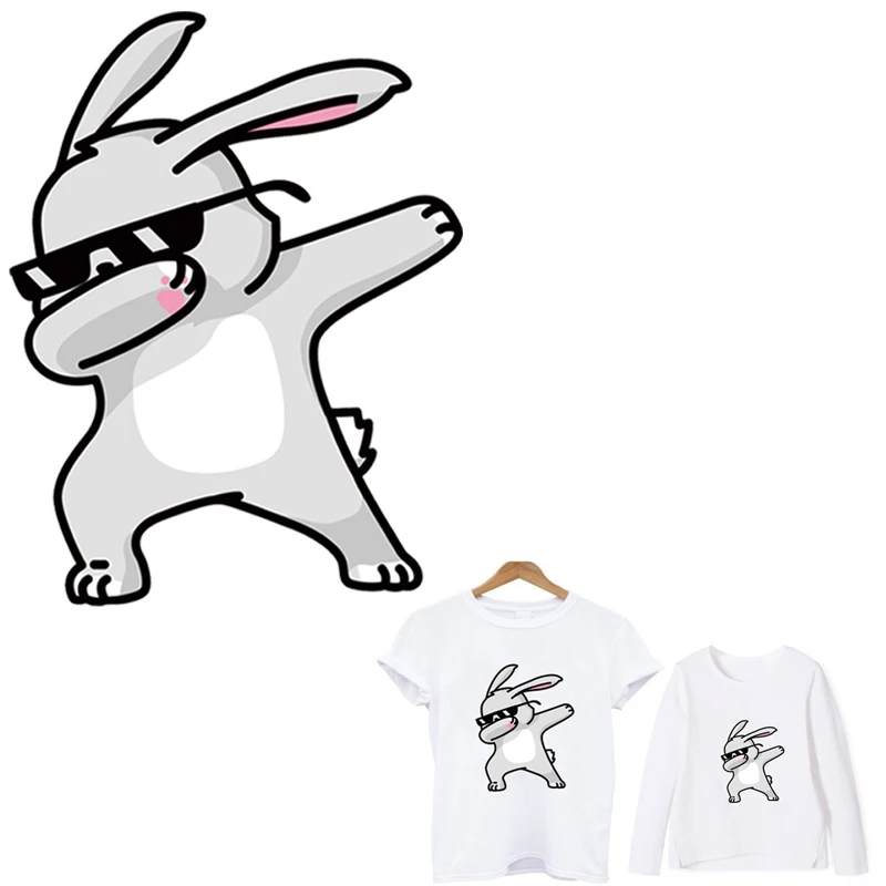 

ironing applications for clothing patches stripes for clothes iron on t-shirt Dabbing rabbit patch application of one another
