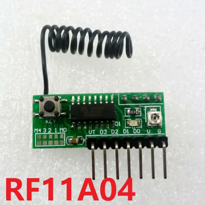 DC 5v Wireless Remote 4-Channel Receiver Board RF Control Switch Module Arduino 