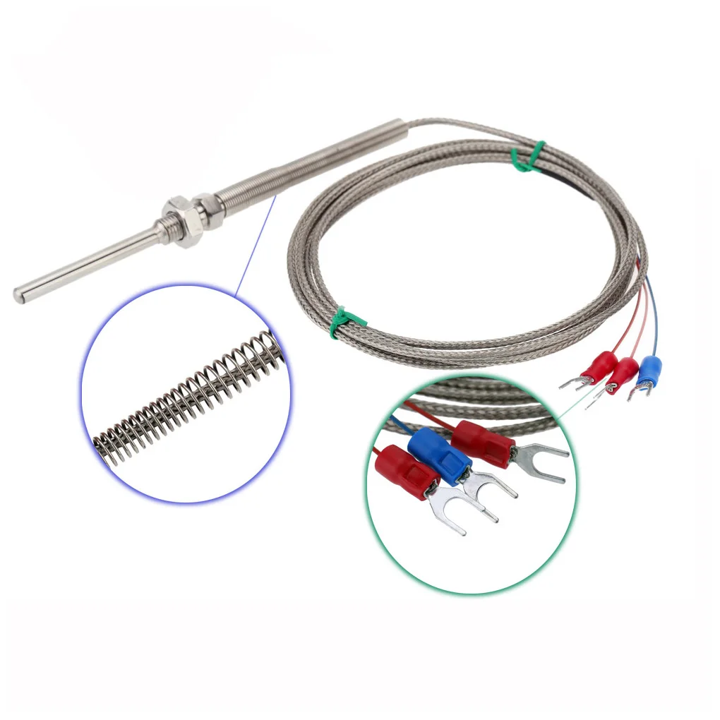 

MYPIN PT100 Temperature Sensor Waterproof Stainless Steel Thermocouple Thermistor Sensor Probe for PID Temperature Controller