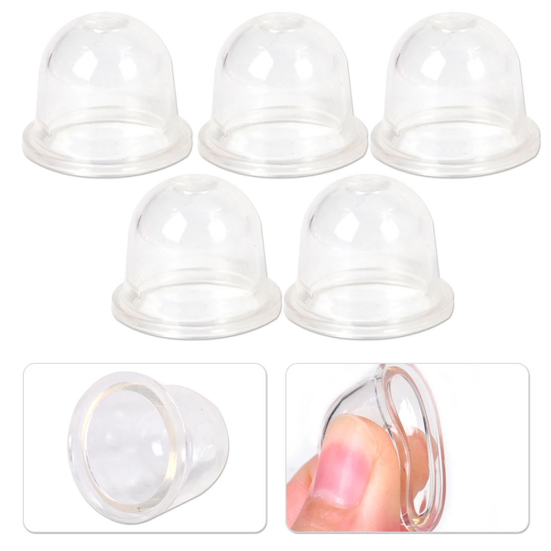 

LETAOSK New 5Pcs Primer Bulb Replacement Accessories fit for Zama Echo Husqvarna Poulan Weedeater Stihl Shindaiwa Carburetor