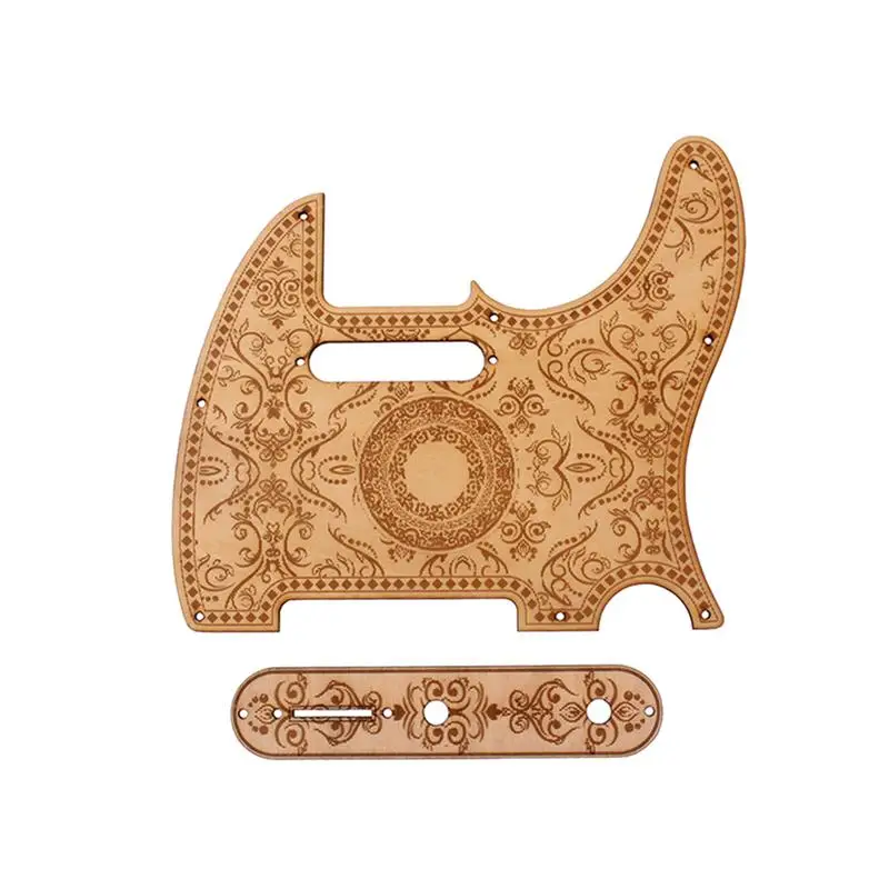 

Maple Wood Pickguard Scratch Protective Plate Control Plate Set for TL Electric Guitar