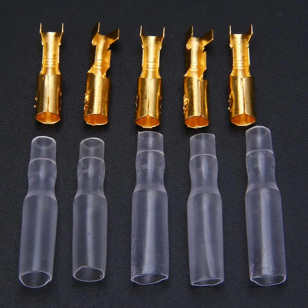 Female 3.5mm Bullet Terminal 10 Pack Motorcycle Wire Repair
