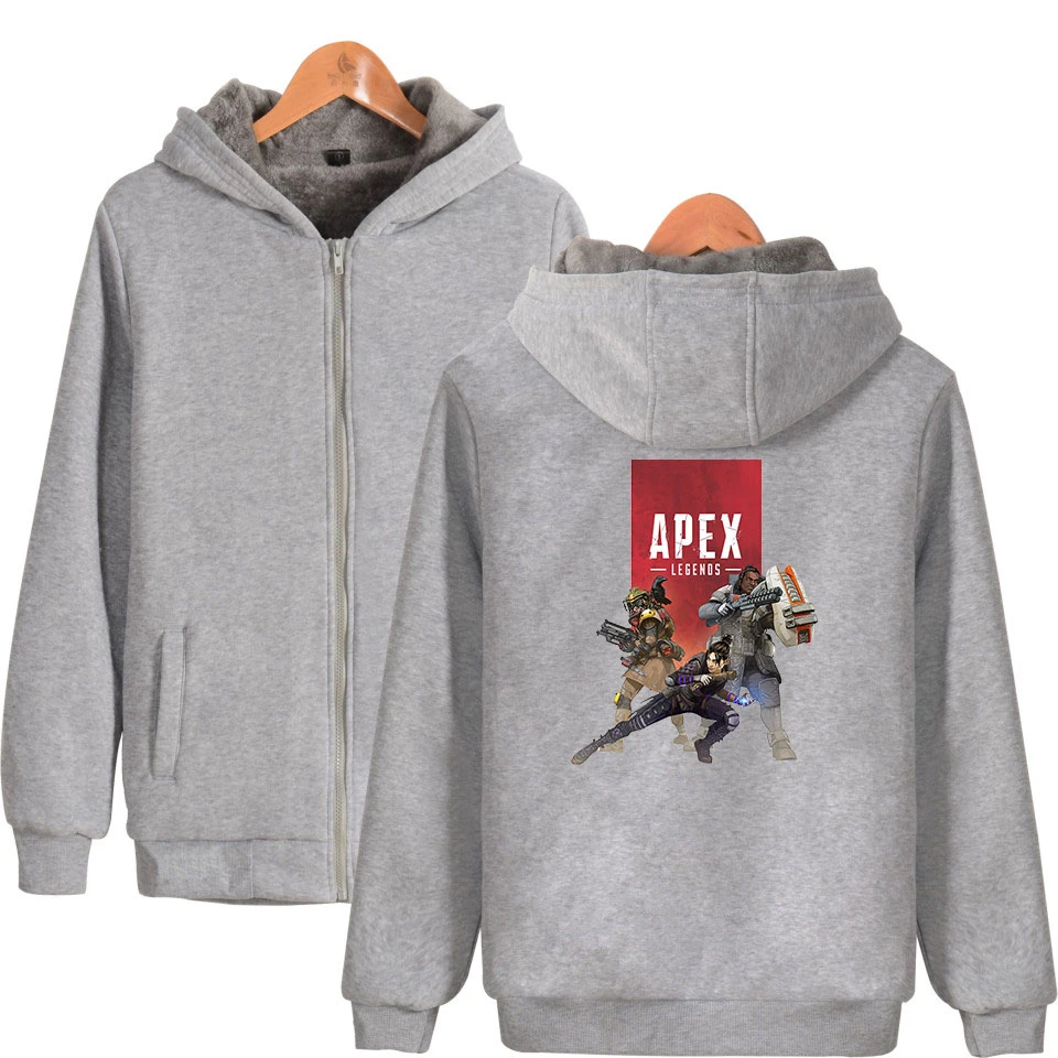 Apex Legends толстовки новые Harajuku повседневные с длинными рукавами на молнии модные