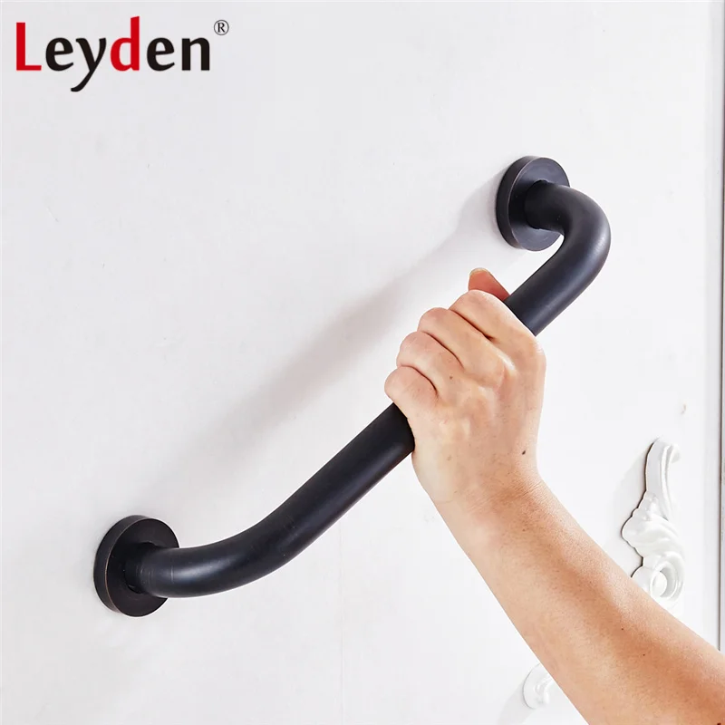 Leyden 30-50cm Oil Rubbed Bronze Grab Bar Safety Handle Wall Mount Copper Handrail Bar for Bathroom Handle Bathroom Accessories Leyden 30-50cm Oil Rubbed Bronze Grab Bar Safety Handle Wall Mount Copper Handrail Bar for Bathroom Handle Bathroom Accessories