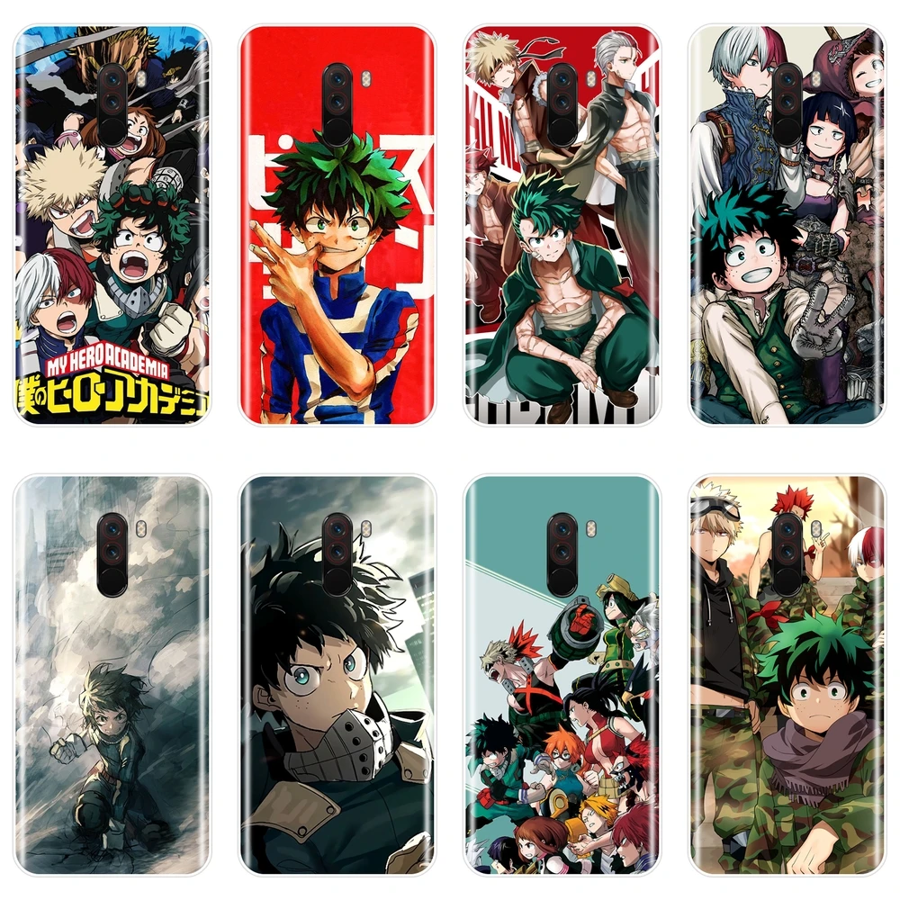 

Boku No Hero Academia Back Cover For Pocophone F1 Xiaomi Redmi Note 6 Pro 5A Prime 5 4 4X S2 6A 5 Plus 4A Silicone Phone Case