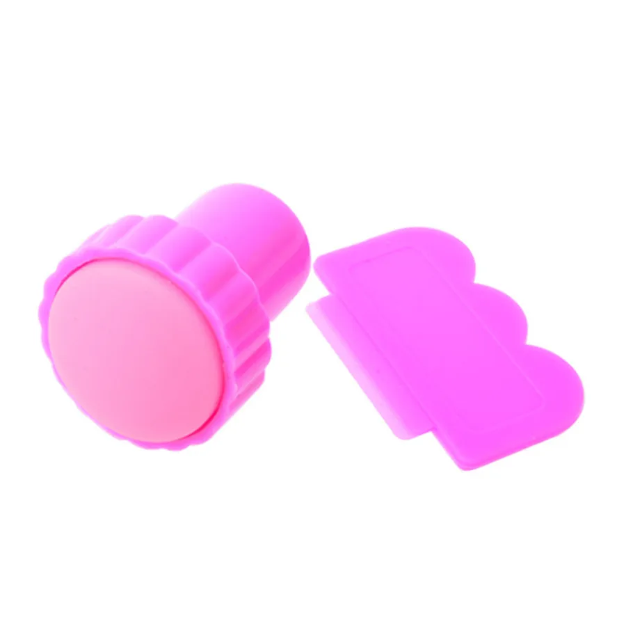 

3pcs/lot Nail Art Stamper Scraper Set Soft Silicone Stamper Kits DIY Nail Polish Print Tools Stencils For Nails Beauty Tool