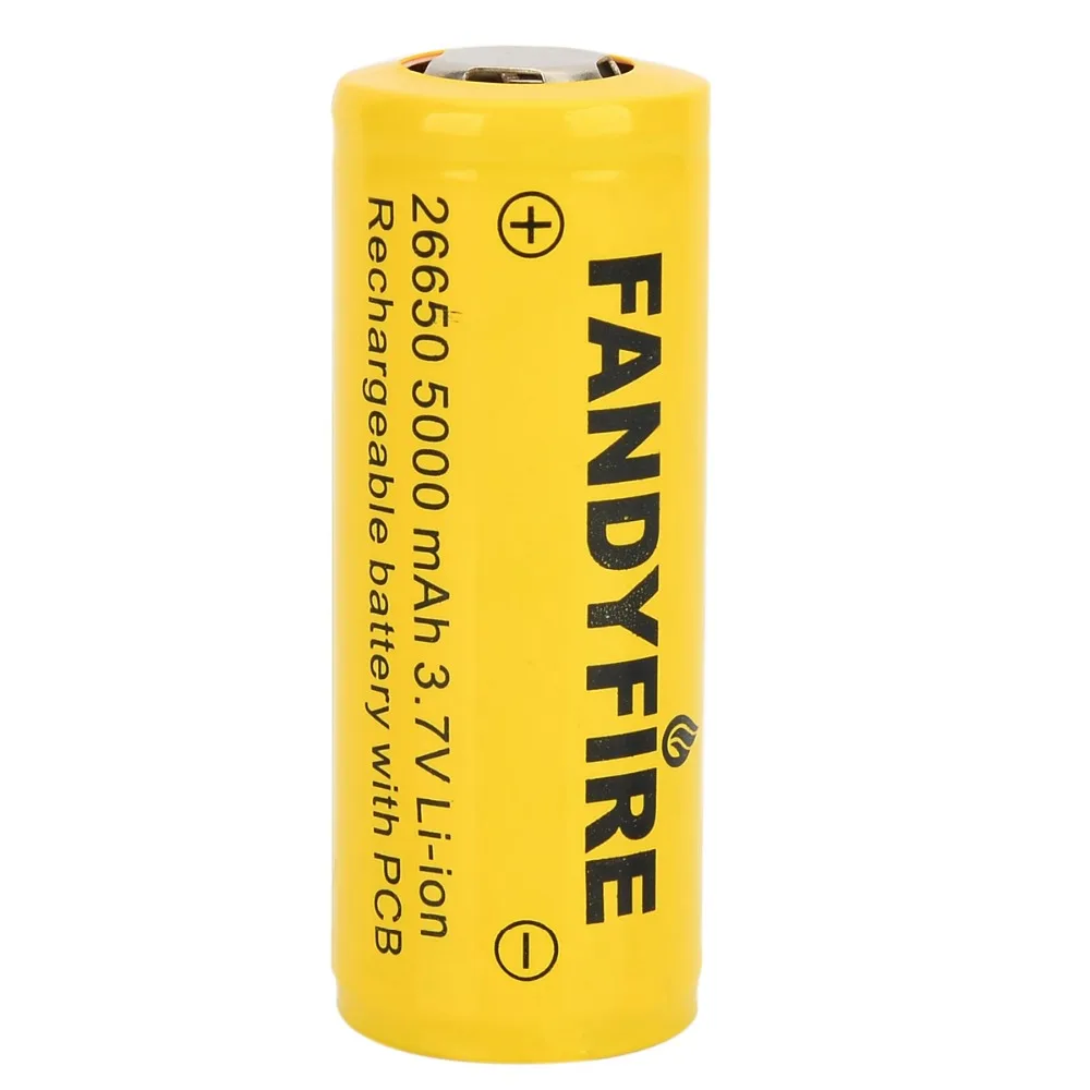 НОВЫЙ FandyFire 1 шт. 3.7V4000mAh Оригинал 26650 литий ионная аккумуляторная Батарея Для 4000