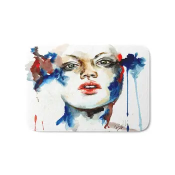 

One Bath Mat Mats Welcome Home Entrance Door Floor Flannel Rug