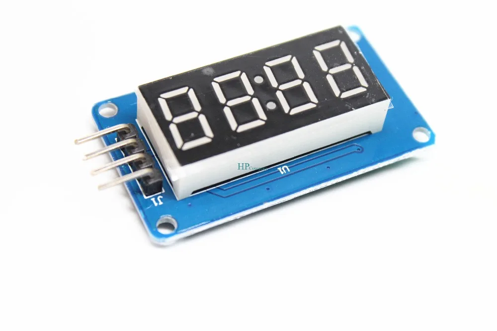 TM1637 светодиодный модуль дисплея для arduino 4 бита 0,36 дюймов часы красный анод цифровая трубка четыре последовательных платы драйвера