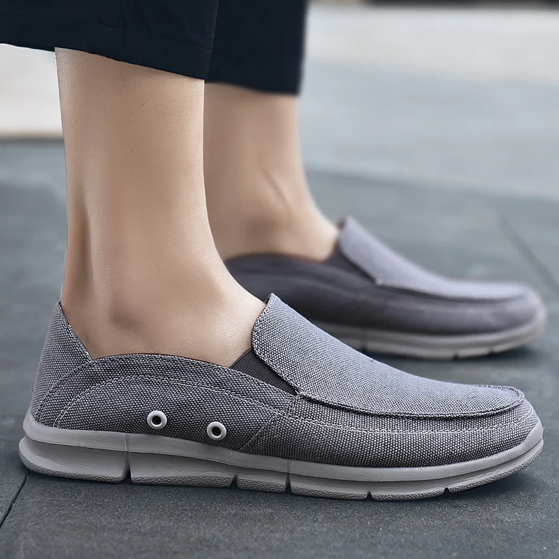 

Summer Breathable Men Shoes Fashion Canvas New Shoes Man Casual 2019 Light Non-slip Wear Resistant Male Designers Sneakers