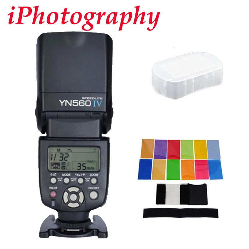 Yongnuo YN560 IV YN560IV Вспышка Speedlite для Canon Nikon Pentax Olympus DSLR камеры + подарочный комплект Yongnuo YN560 IV YN560IV Вспышка Speedlite для Canon Nikon Pentax Olympus DSLR камеры + подарочный комплект