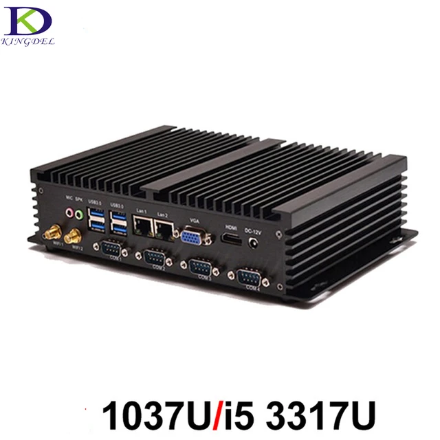 Cheap Mini PC Fanless Industrial PC Embedded Computer low power Rugged Computer Celeron 1037U i5 3317U Barebone PC with 4*RS232 COM Cheap Mini PC Fanless Industrial PC Embedded Computer low power Rugged Computer Celeron 1037U i5 3317U Barebone PC with 4*RS232 COM