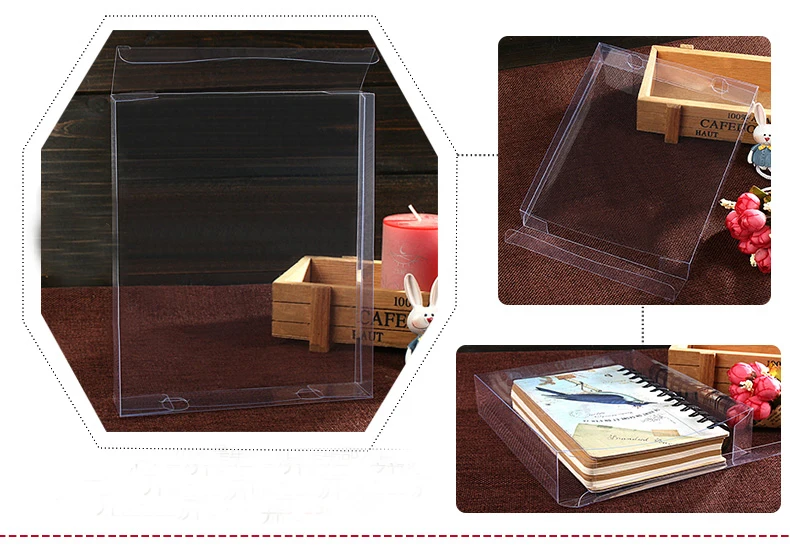 

50pcs 3.5*15*18cm Wedding PVC Box Clear Gift Craft Cosmetic Display Box Small Jewelry Packing Holder Transparent Plastic Box