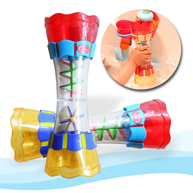 Toy Kids Children Colorful Water Bath Tub Tunes Toys Fun Whirly Wand