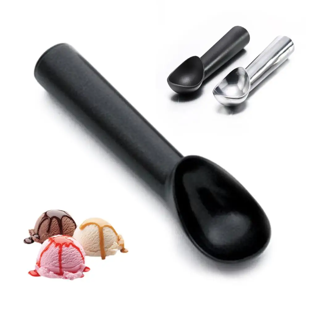 Ice Cream Easy Scoop With Unique Liquid Filled Heat Conductive Handle Simple One Piece 1.5 OZ Aluminum Alloy Non-stick Autolysis