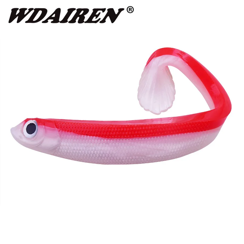 

1Pcs soft Lure Wobblers Fishing Lures 12.5cm 12g Shiner Swimbaits Silicone Soft Bait Double Color Carp Artificial Fishing lure