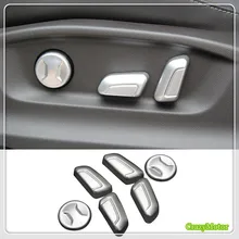 For VW Volkswagen PASSAT B8 2017 2018 ABS Matte Car Seat adjust Button Cover Trim sticker high +low equiped