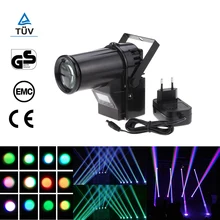 Mini Led Stage Light Rgbw Spotlight Beam Dmx Laser Projector 10W 6 Channel Portable Pinspot Lamp Dmx512 Dj Disco Ball Stage Lamp