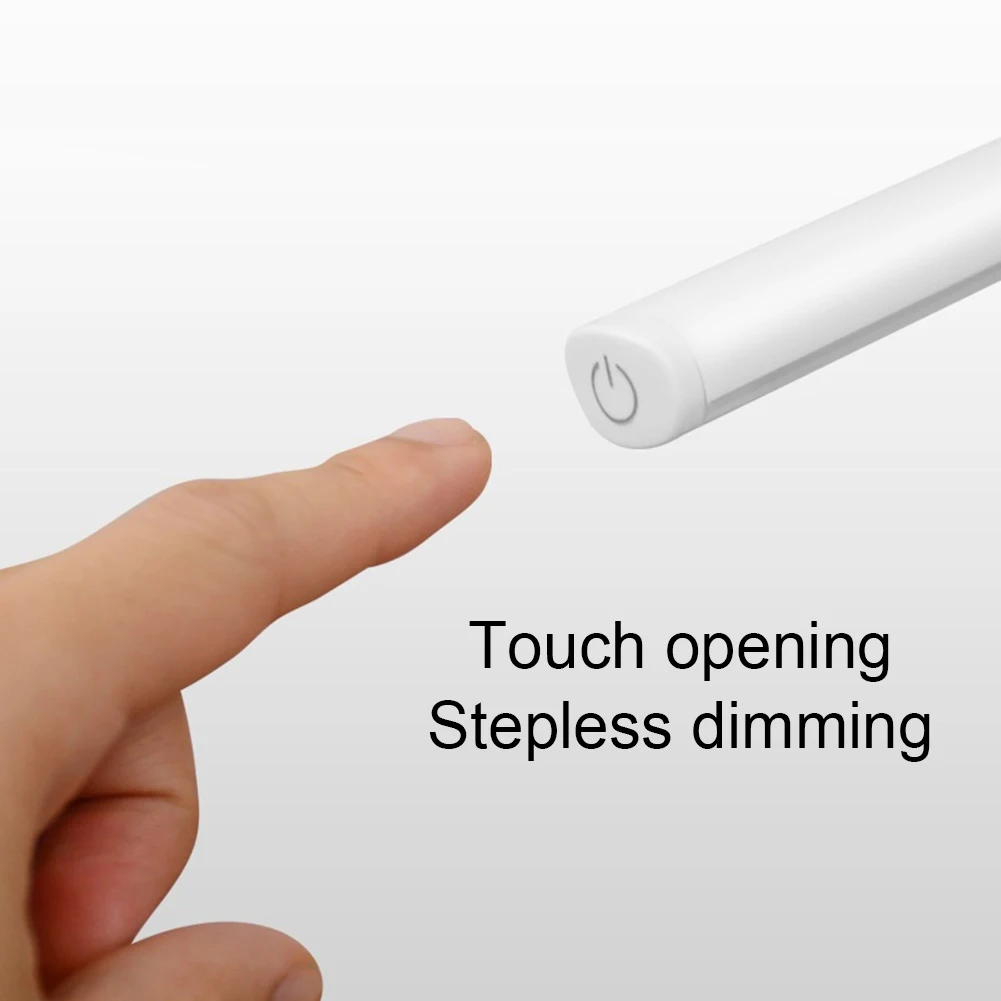 Preise 5 watt 24 LEDs Auge Schützen Clamp Clip Licht Tisch Lampe Stufenlos Dimmbar Biegsamen USB Powered Touch Sensor Control Lesen schreibtisch Lampe