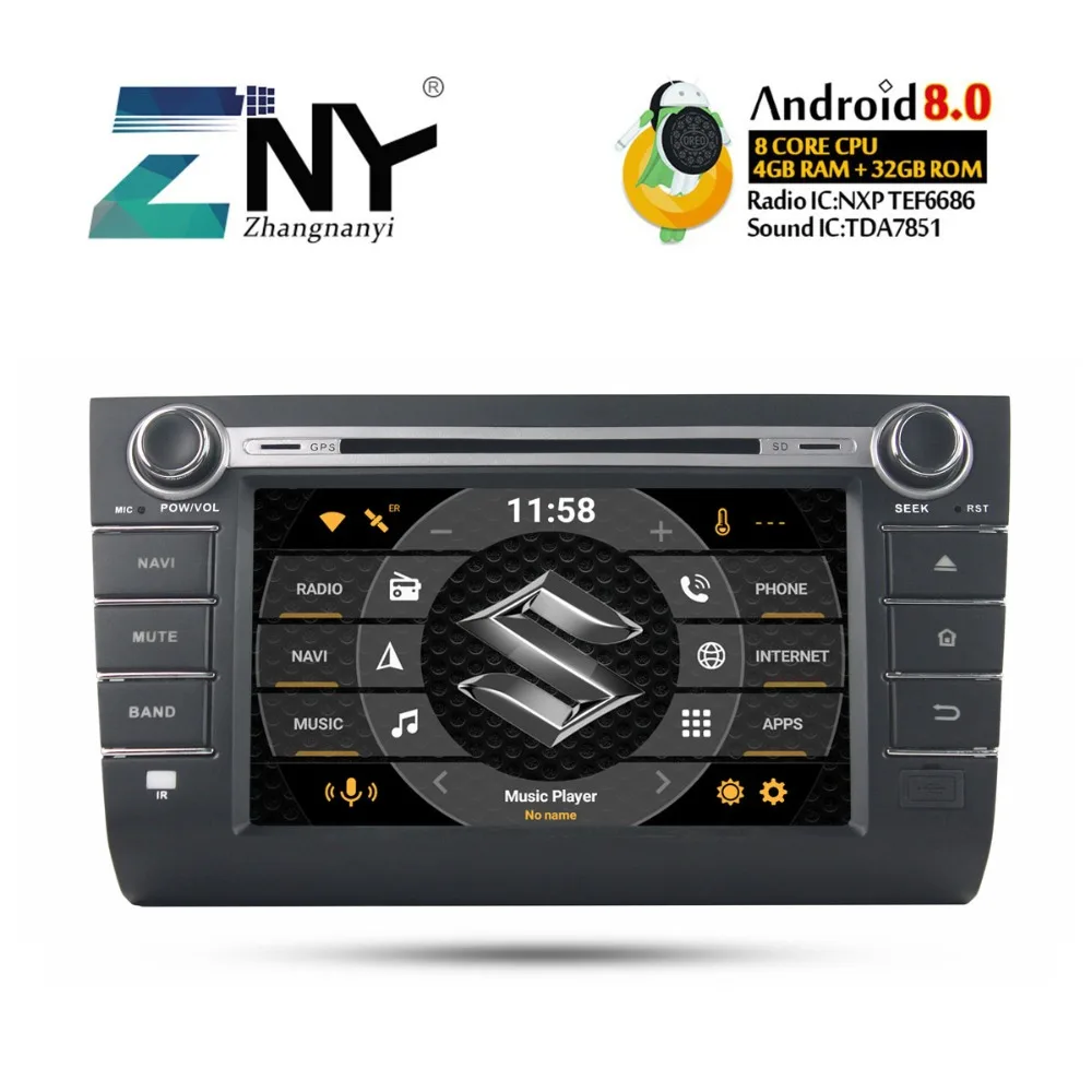 

8" IPS Display Android 8.0 Car Stereo For Suzuki Swift 2004 2005 2006 2007 2008 2009 2010 Dzire Auto Radio FM GPS Navigation