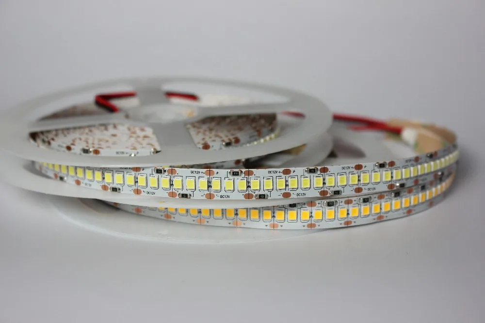 Fita de led 2835, 5m, 12v, 24v,