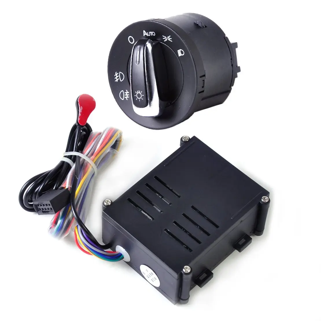 

Car light switch with chrome car sensor light