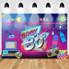 Mehofoto Back to the 80's Theme Party Photography Backdrops Hip Hop Rock Music Background Graffiti Photocall Vinyl Cloth