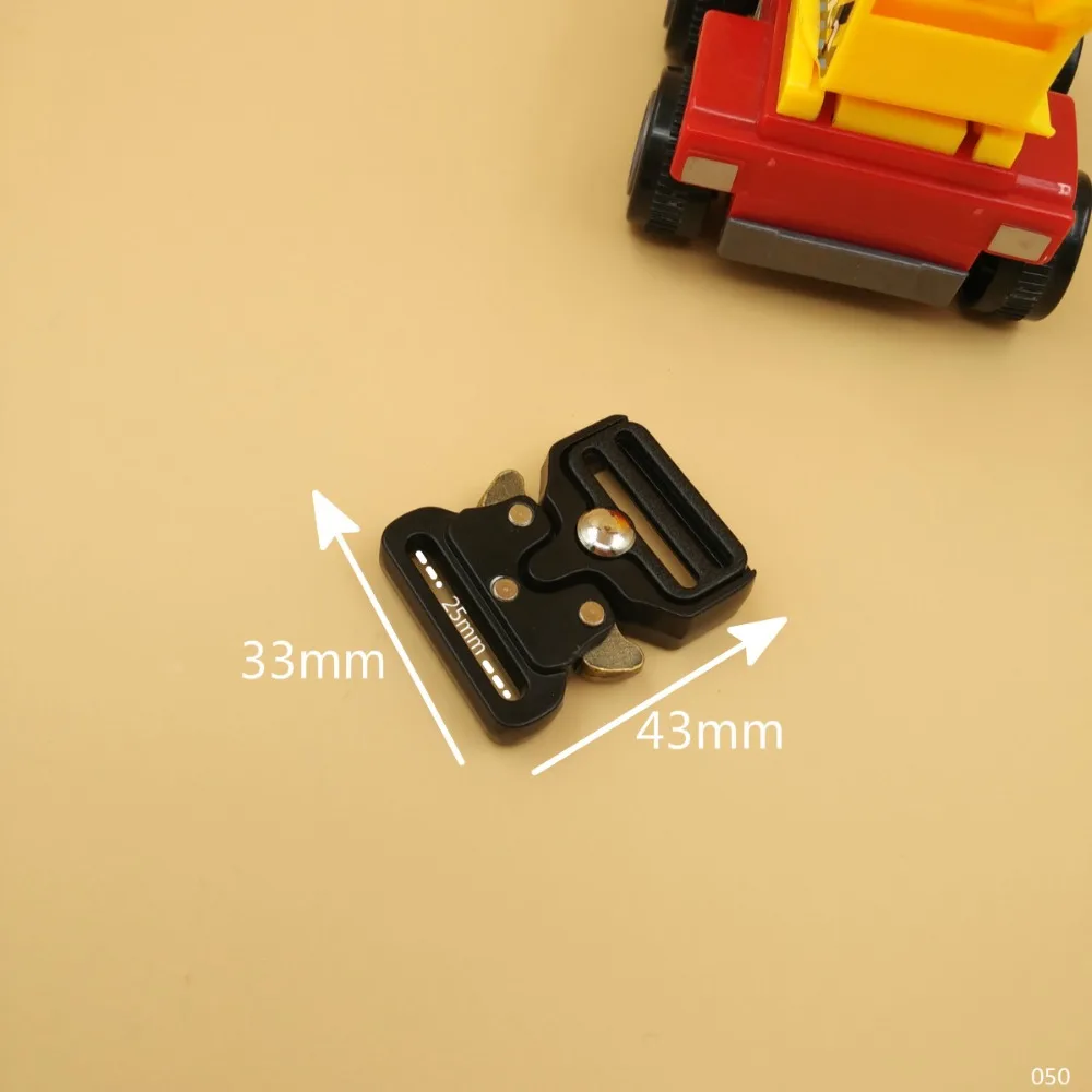 

high quality mini buckles 1 inch buckle for 25mm width webbing straps belt thickened 2pcs/lot clip buckle