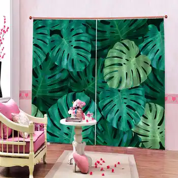 

Curtain Promotion Simple and Beautiful Scenery Figures Digital Print 3d HD Landscape Curtains