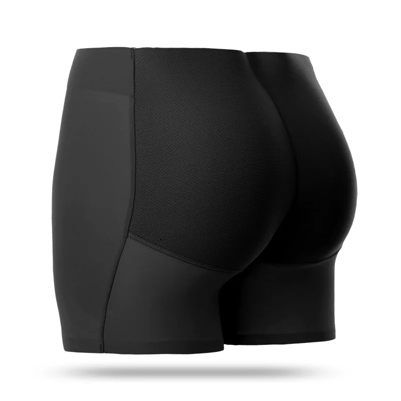 Для Женщин Прикладом искусственная для ягодиц Body Shaper бесшовное нижнее белье Высокая Талия подтяжка трусов Shaper Pad Управление трусики искусственная для ягодиц ocks - Цвет: 222 flat-angle black