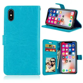 

50pcs/lot free shipping Book Style Stand PU Leather +TPU Wallet Case For iPhone X/For iPhone 8/For iPhone 8PLUS