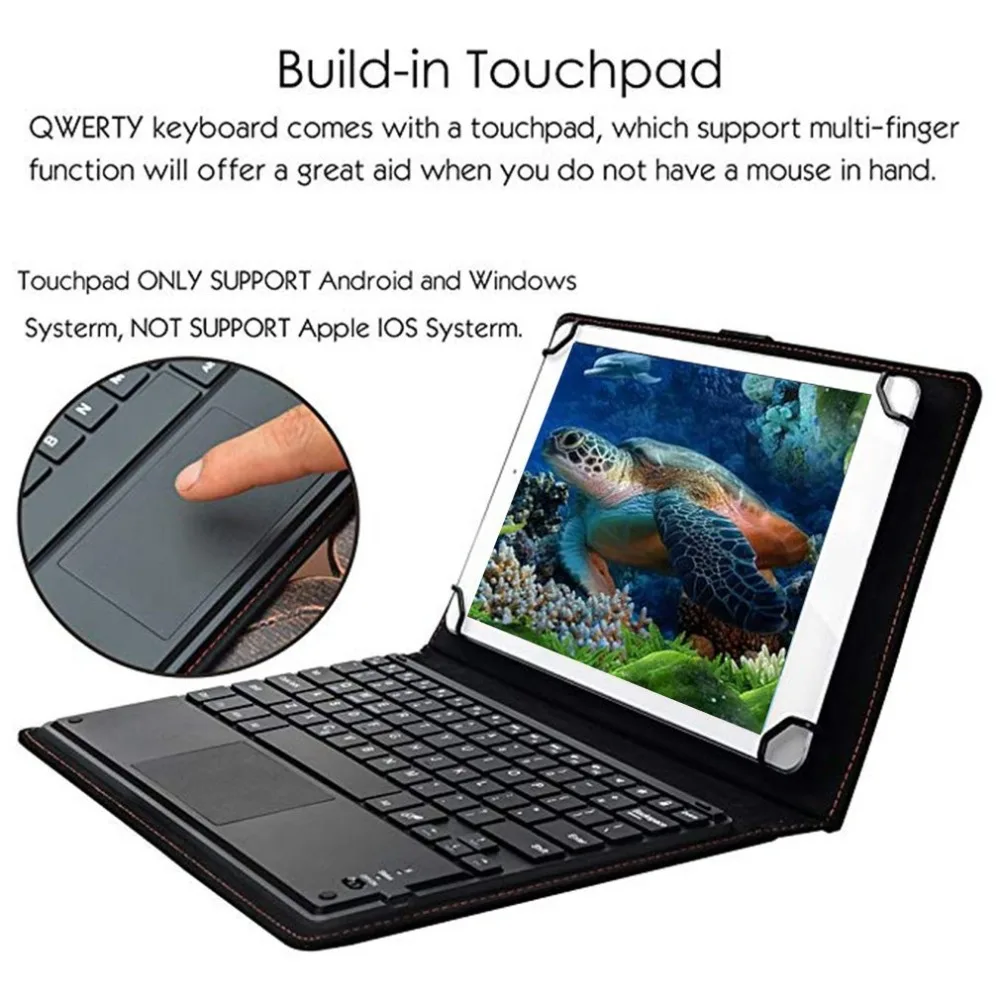 

10.1-inch Universal Tablet Computer With Wireless Touch Bluetooth Keyboard Protection Jacket For Android Microsoft System