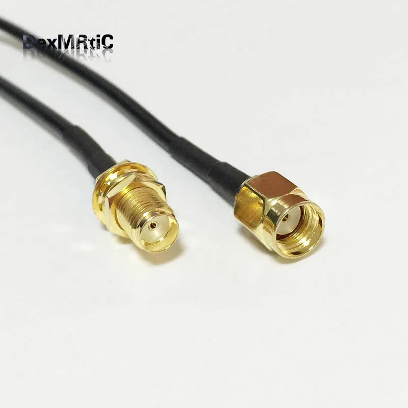 1 шт. Новый коннектор RP SMA папа к гнезду Мама Коннектор RG174 коаксиальный кабель