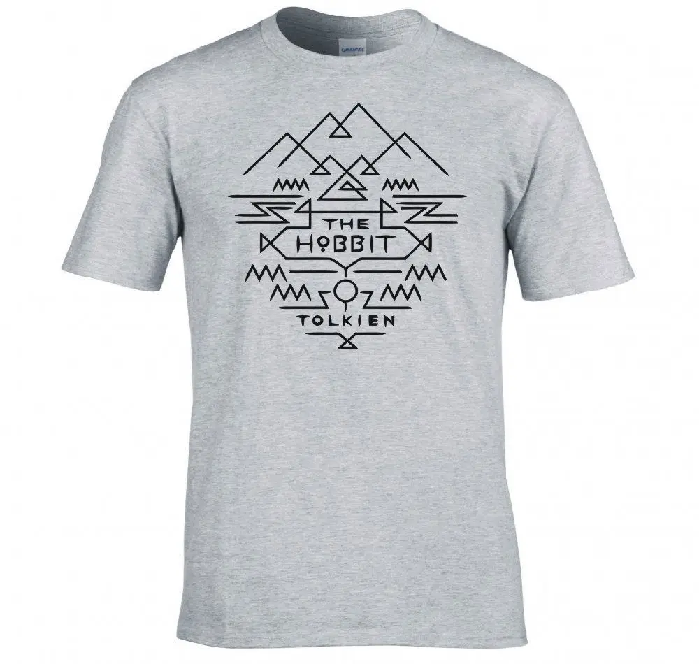 2018 футболка Homme Футболки Властелин колец/Хоббит &quotAzteca&quot Camiseta Для мужчин лето