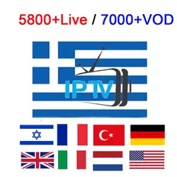 TX3 мини Amlogic S905W Android 7,1 tv Box Европа греческая IP tv 5700 + каналы 7000 + VOD для Smart tv m3u Android tv IP Сталкер