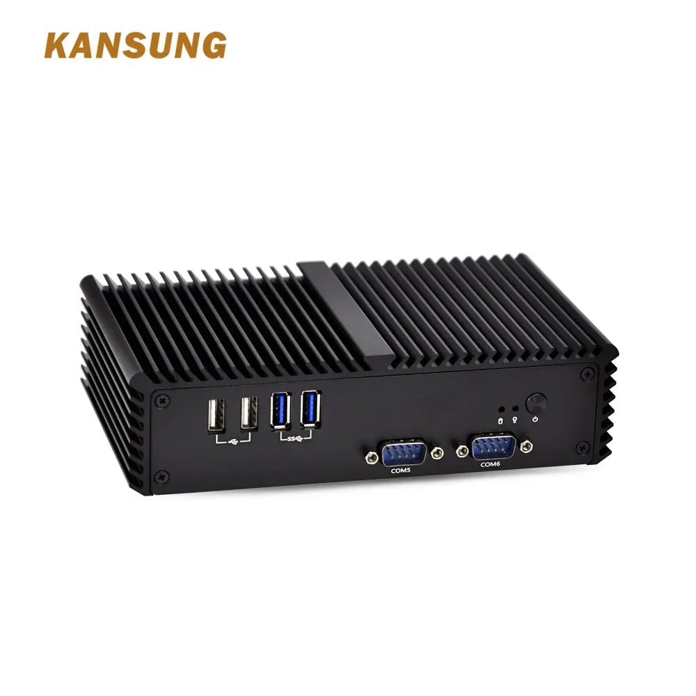 KANSUNG Imini Core i5 4200U процессор низкая стоимость мини настольный компьютер 2 Ethernet безвентиляторный Win 10 Мини ПК 12 В со слотом для sim-карты