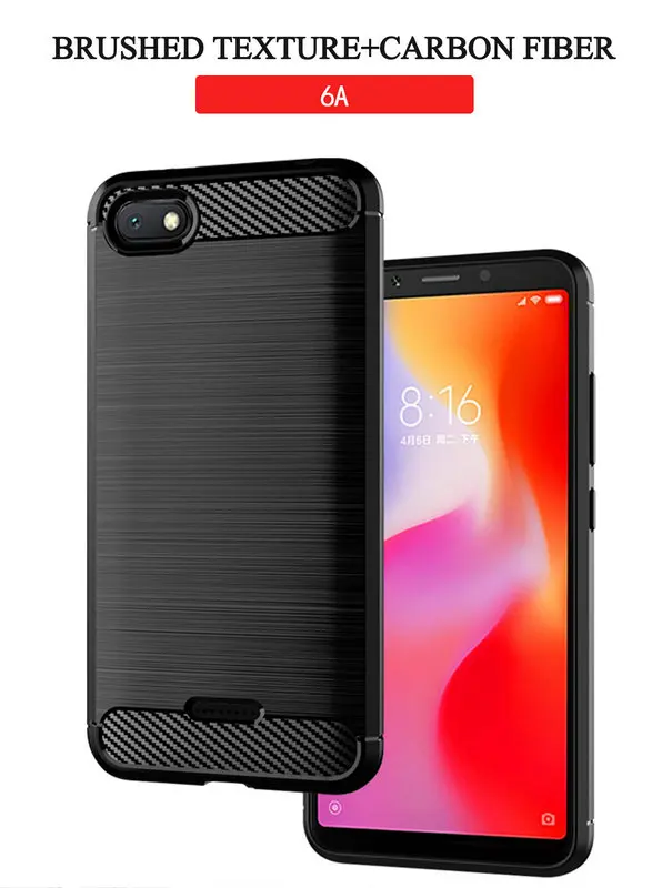 

Cover for Xiaomi Redmi 6A Case Silicone Armor Bumper Shockproof Cover Phone Cases for Xiaomi Redmi 6A Cover for Xiaomi Redmi 6A