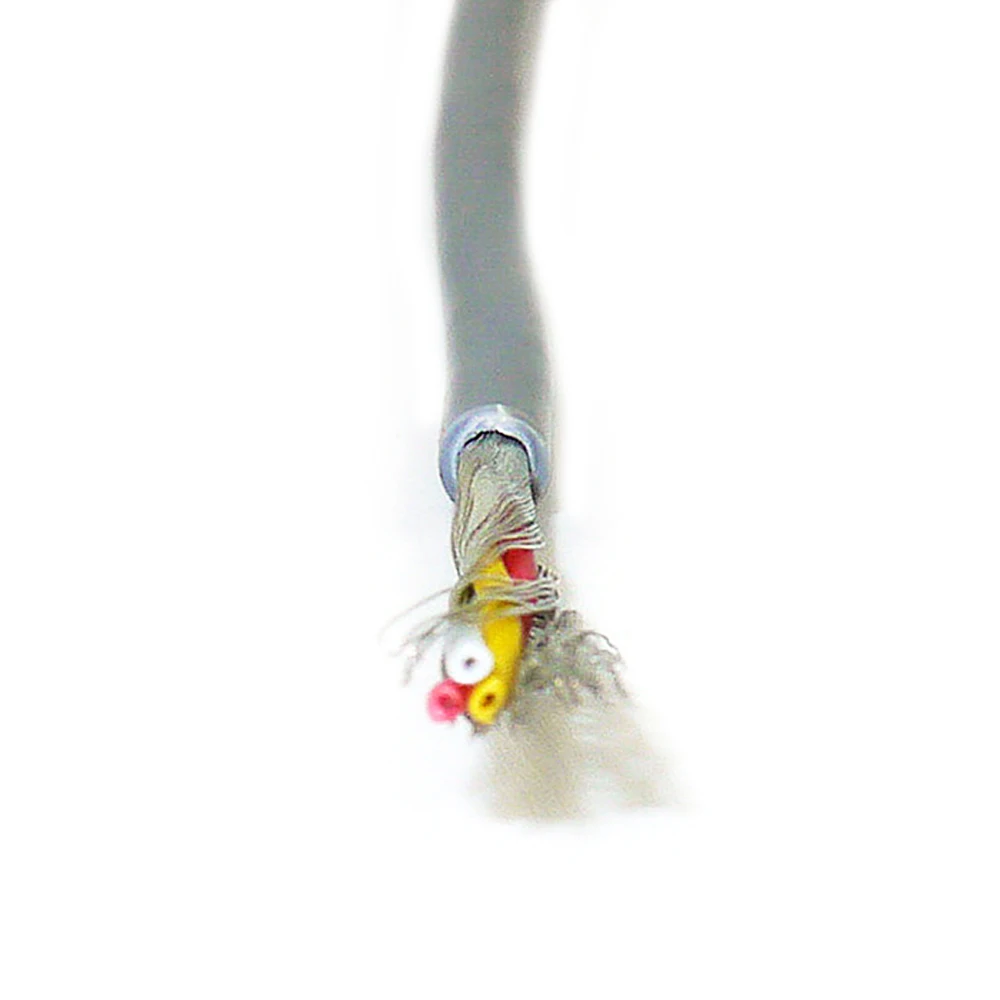 

UL 2547 28AWG 2 3 4 Core Shielded Wire 10 meters Audio Line Signal Cable Shield Wire For Amplifier Black Grey Multi-core control
