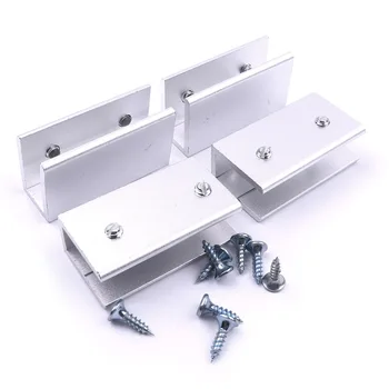 

4PCS/Set High Quality strong torque Glass Clamp square shape 55mm*19mm*30mm Glass Clip Fit for glass thickness 10mm-12mm Clip