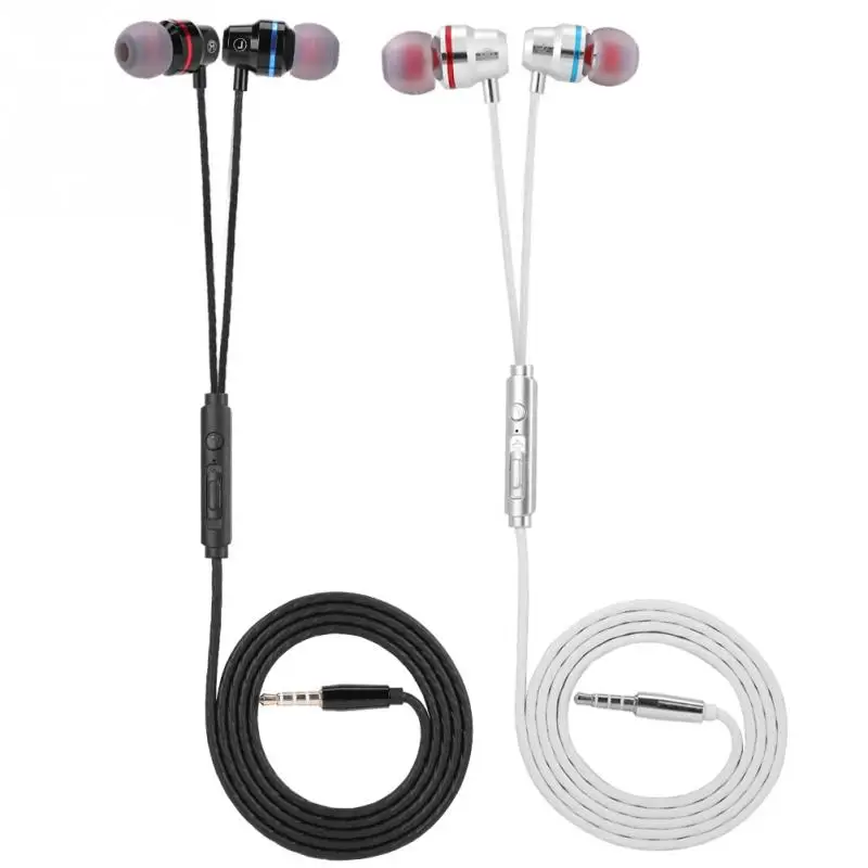 New High Quality In ear Earbuds Metal Head Earphones Wired Isolationg